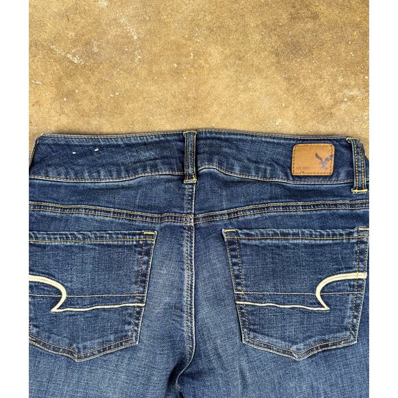 American Eagle Artist Jeans Women’s 6 Flare Super Stretch Blue Denim - Picture 4 of 12
